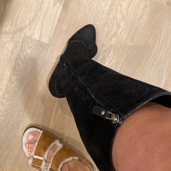 louis Vuitton suede black boots 37 - Picture 4 of 6